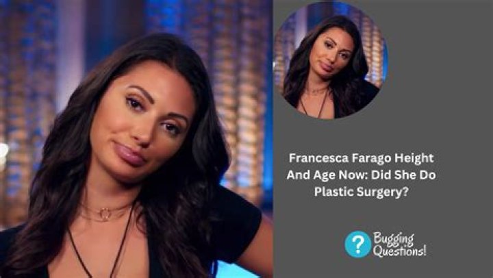 Exploring Francesca Farago Height And Weight