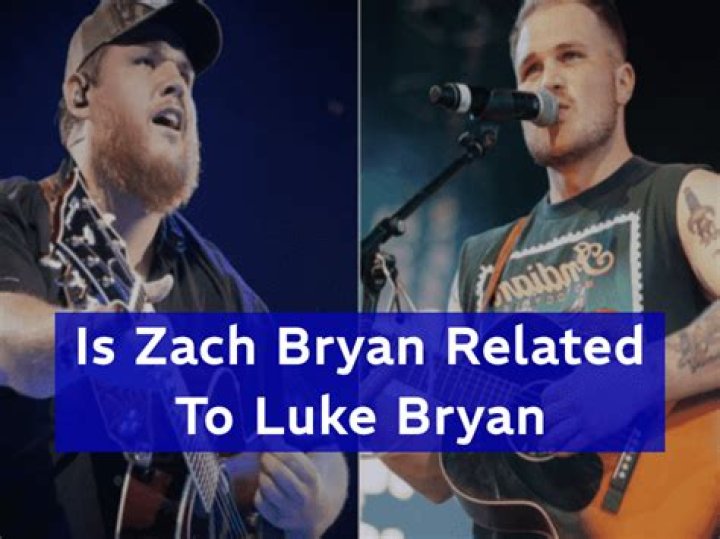 Is Zach Bryan Related To Luke Bryan?